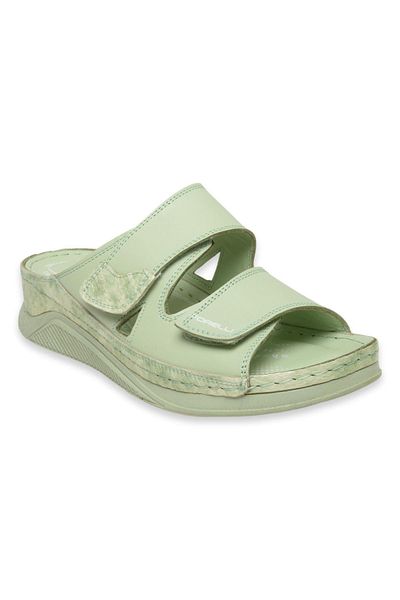 Forelli 23616z Γυναικείες παντόφλες Greta-h Comfort Light Green