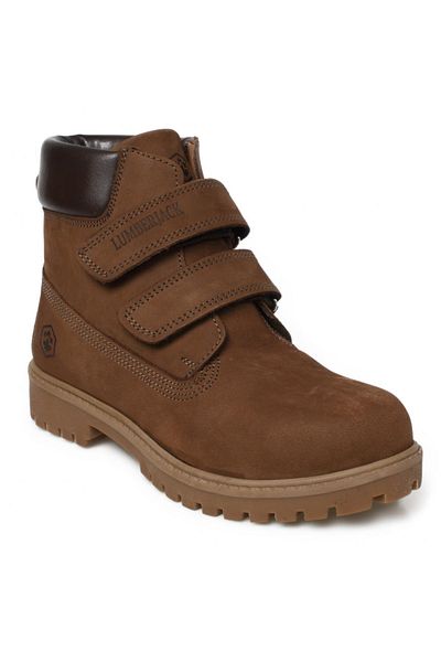 lumberjack River Worker Velcro Cinnamon Boy Boots