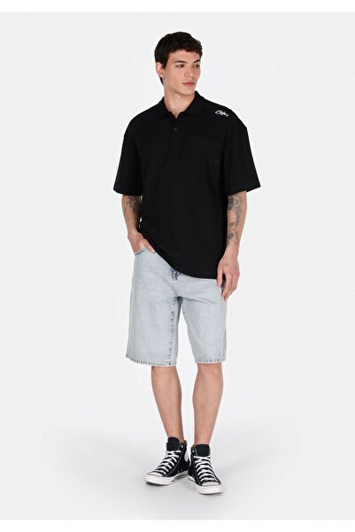 Colin's Loose Fit Orta Bel Düz Erkek Denim Jean Şort