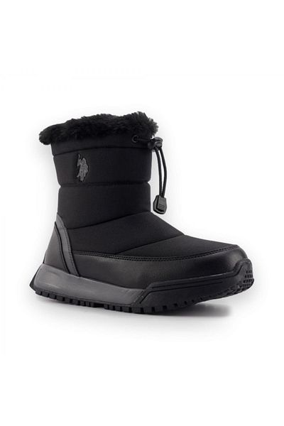 U.S. Polo Assn. Μαύρα γυναικεία μποτάκια 4w Rainy-z 4pr