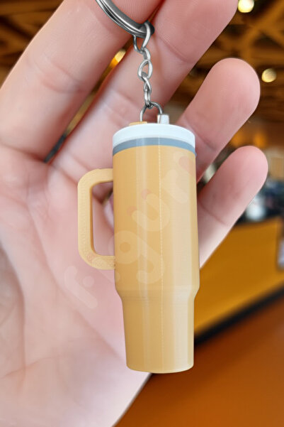 figurio Θερμός καφέ με γάλα και αλυσίδα από ασήμι