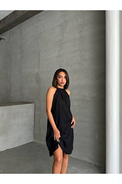 Supremacy SİYAH SALAŞ ELBİSE