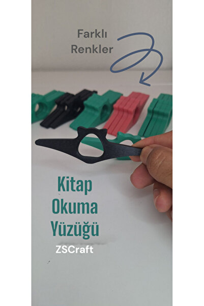 zscraft Δαχτυλίδι ανάγνωσης βιβλίων γάτας