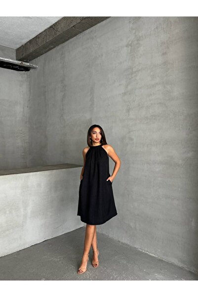 Supremacy SİYAH SALAŞ ELBİSE