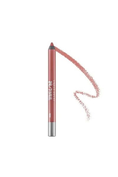 Urban Decay قلم شفاه مقاوم للماء 24/7، 69 وردي-أرجواني مع لؤلؤ ناعم، 0.04 أونصة/1.2 غرام