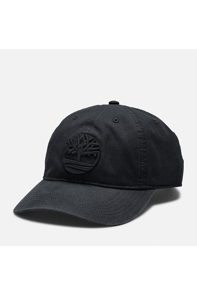 Timberland Soundview Canvas Embroidered Cap Unisex Black Hat Tb0A61Uj0011