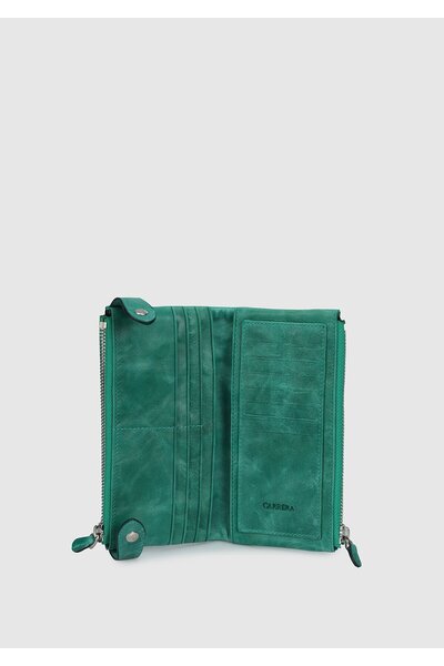 Carrera Khaki Carrera 004 - Double Zipper Crazy Wallet