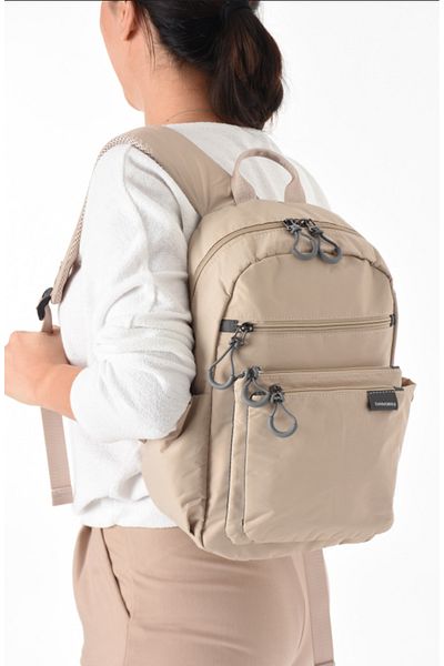 eflanmoda γυναικείο σακίδιο πλάτης πολλαπλών διαμερισμάτων από αδιάβροχο ύφασμα αλεξίπτωτου