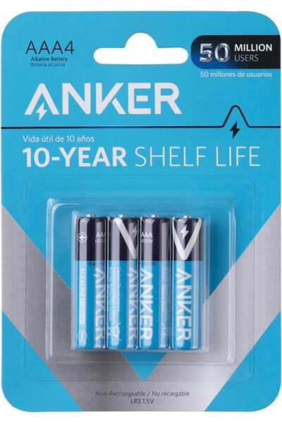 Anker بطاريات Lمقاس Aaaa من أنكر 4 قطع