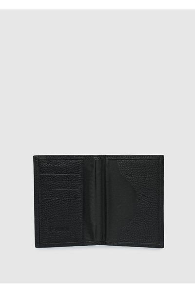 Provoq Black Provoq 321 Black Flother Leather Card Holder