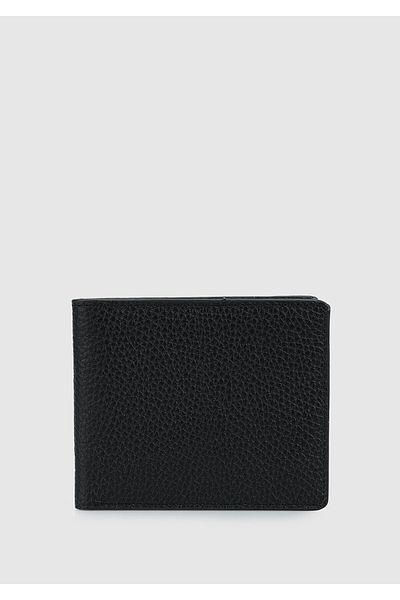 Provoq Black Provoq 317 Black Flother Leather Wallet