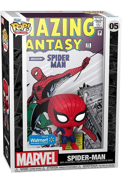Funko غلاف البوب ​​الكوميدي سبايدر مان مارفل سبايدر مان رقم 05