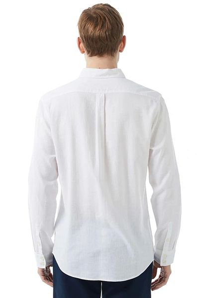 Guess Ls Roll-Up Shirt Men's White Shirt F4Gh00Wg3L0-G011