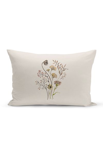 Bertille Home Flower Spring Series Κάλυμμα μαξιλαριού με ψηφιακή εκτύπωση διπλής όψης (Άνοιξη)