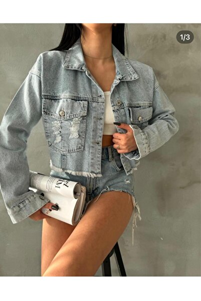 asia denim woman KOT CEKET