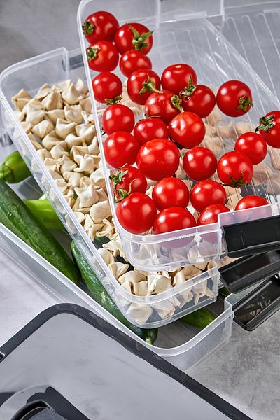 ALP HOME Practical 3 Tiers Storage Container Refrigerator Organizer Multi-Purpose Storage Container