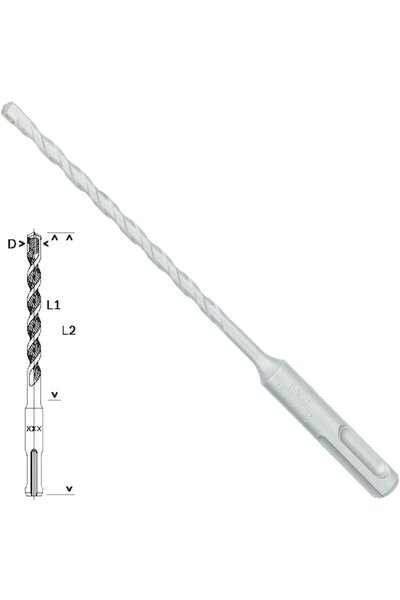 Bosch SDS-Plus-1 Matkap Uç 5x100x160mm Taş Beton