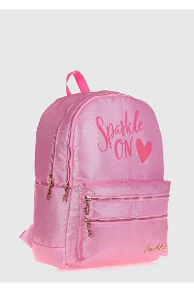 KAUKKO Pembe K1564 Sparkle Pembe Sırt Çantası