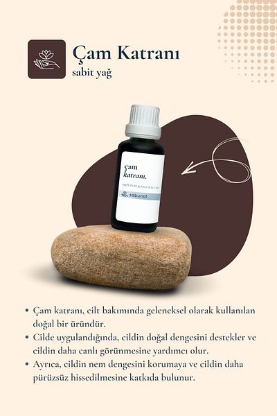 sabunal Pine Tar Oil 30 ml - Natural Multi-Purpose Care Oil
