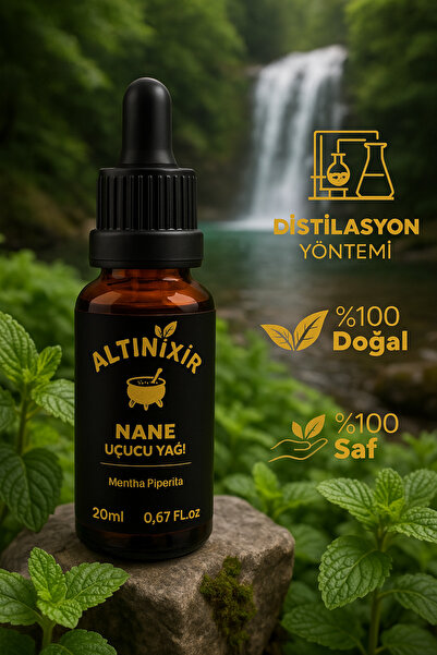 ALTINİXİR Nane Uçucu Yağı (tıbbi) 20ml