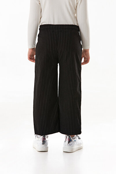 Fulla Moda Κοριτσίστικο παντελόνι με ριγέ ελαστική μέση