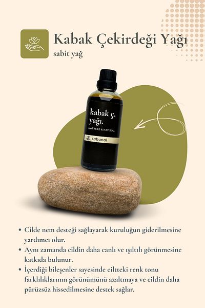 sabunal Pumpkin Seed Oil 100 ml - Cold Pressed