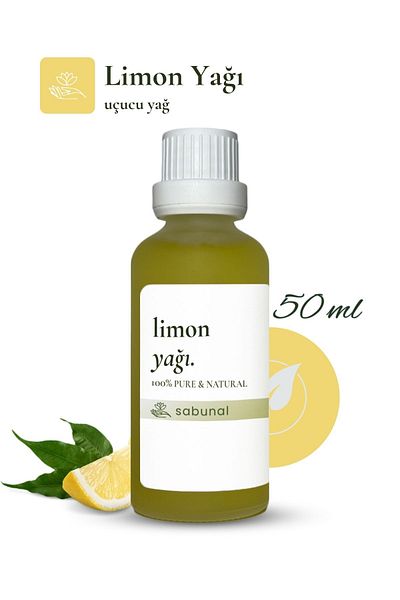 sabunal Lemon Oil 50 ml - Skin Brightening Care and Aromatherapy Oil