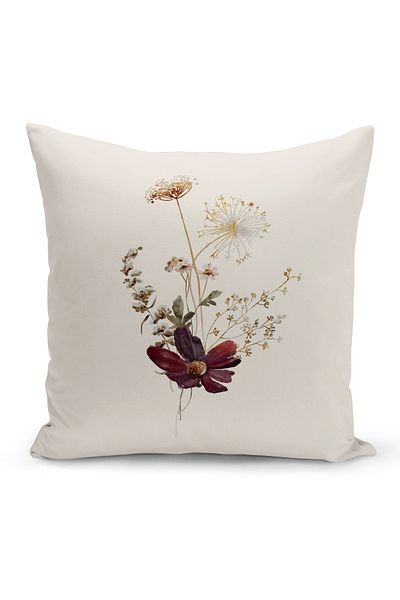 Bertille Home Flower Spring Series Κάλυμμα μαξιλαριού με ψηφιακή εκτύπωση διπλής όψης (Άνοιξη)
