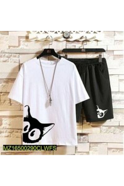 bellanova - Tshirt and Shorts Set, Lace-Up Printed
