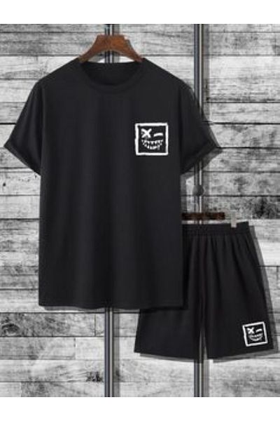 bellanova - Tshirt and Shorts Set, Lace-Up Printed