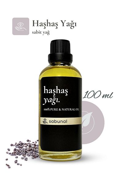 sabunal Poppy Oil 100 ml - Moisturizing Skin Care
