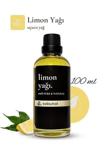 sabunal Lemon Oil 100 ml - Skin Brightening Care and Aromatherapy Oil