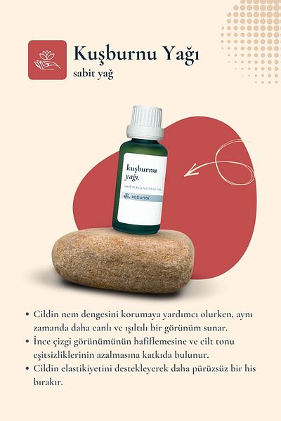 sabunal Rosehip Oil 30 ml - Natural Skin Care Oil
