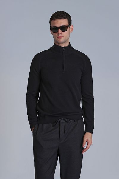 Lufian Ανδρικό πουλόβερ Stavan Black