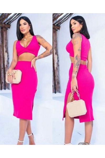 hipnoz butik Women's Bustier Skirt Set