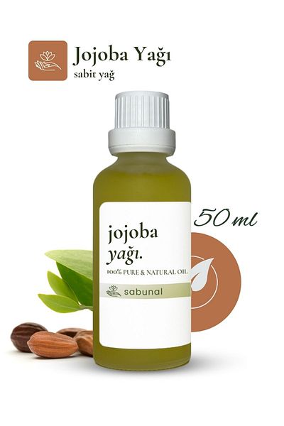 sabunal Jojoba Oil 50 ml - Skin and Hair Compatible Moisturizing Care Oil
