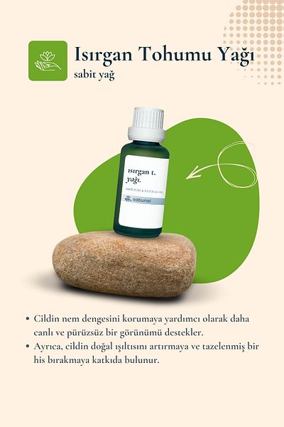 sabunal Nettle Seed Oil 30 ml - Cold Pressed