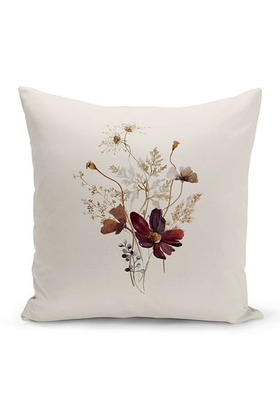 Bertille Home Flower Spring Series Κάλυμμα μαξιλαριού με ψηφιακή εκτύπωση διπλής όψης (Άνοιξη)