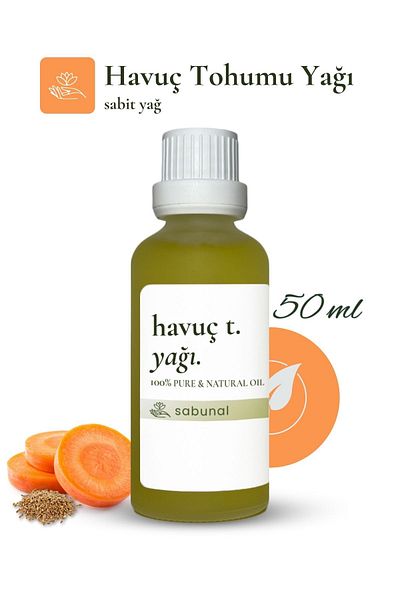 sabunal Carrot Seed Oil 50 ml - Skin Care Oil