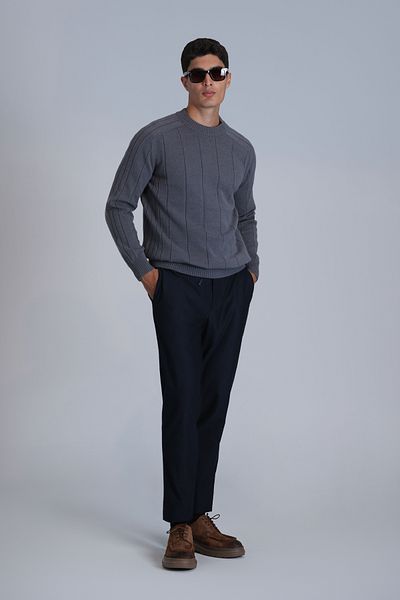 Lufian Men's Gray Light Sweater