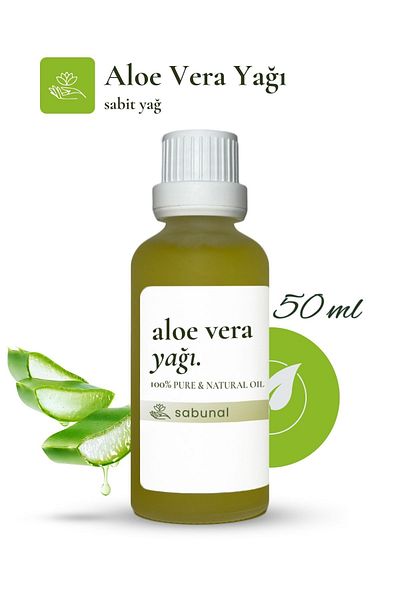 sabunal Aloe Vera Oil 50 ml - Natural Cold Pressed Skin Care Oil