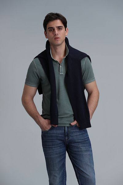 Lufian Ανδρικό μπλουζάκι Vernon Sports Polo Neck