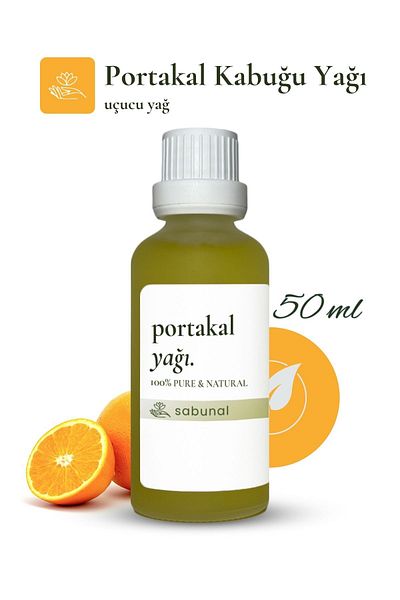 sabunal Orange Peel Oil 50 ml - Aromatherapy and Anti-Aging Skin Care Oil