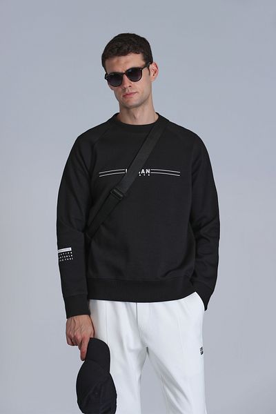 Lufian Ανδρικό φούτερ Squire Black