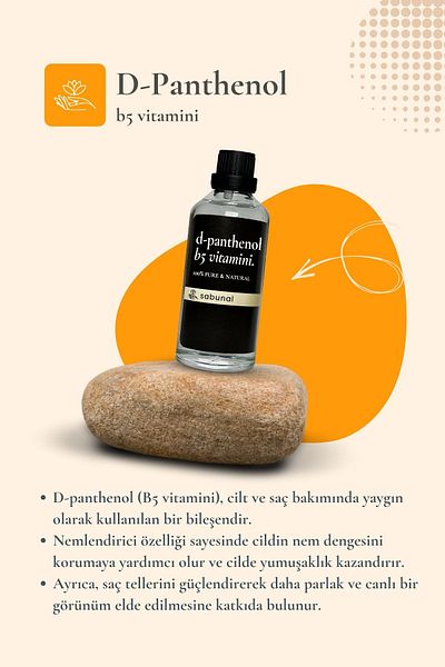 sabunal D-Panthenol (Vitamin B5) 100 ml - Hair and Skin Care Vitamin