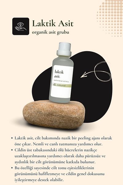 sabunal Lactic Acid Serum 50 ml - Skin Surface Care Serum