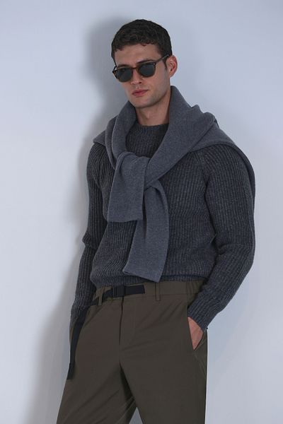 Lufian Terra Men's Anthracite Sweater