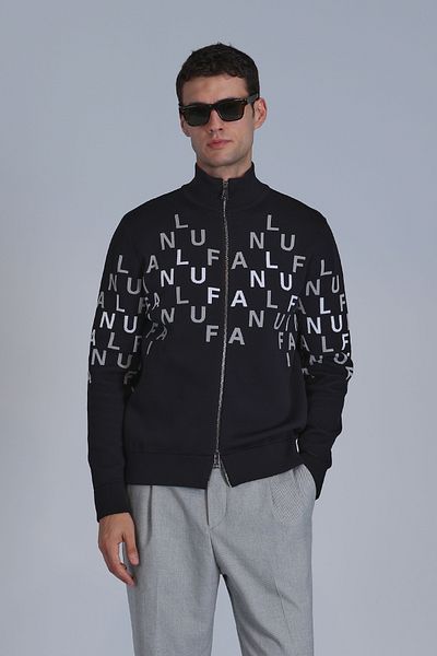 Lufian Black Men's Cardigan (Writer)