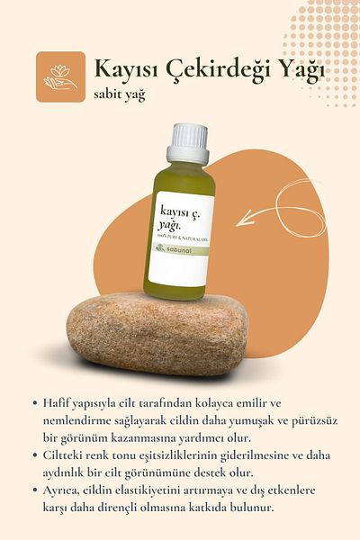 sabunal Apricot Kernel Oil 50 ml - Skin Care Oil