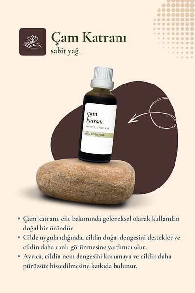 sabunal Pine Tar Oil 50 ml - Natural Multi-Purpose Care Oil